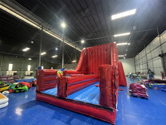 Festa infláveis Indoor e Outdoor Bounce Game Red Bungee Run Divertimento com esta 2-Lane