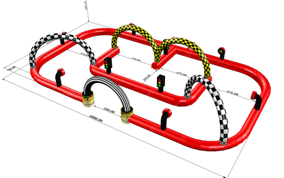 Carrinho de corrida de Go Kart inflável comercial personalizado