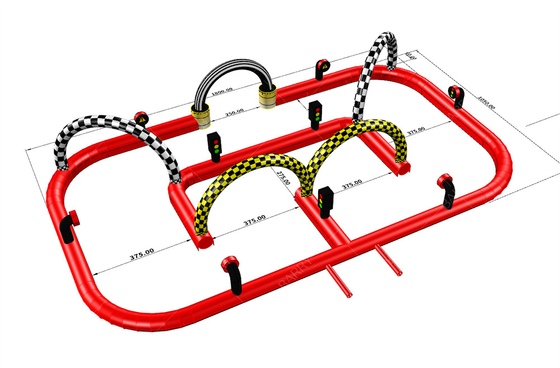 Carrinho de corrida de Go Kart inflável comercial personalizado