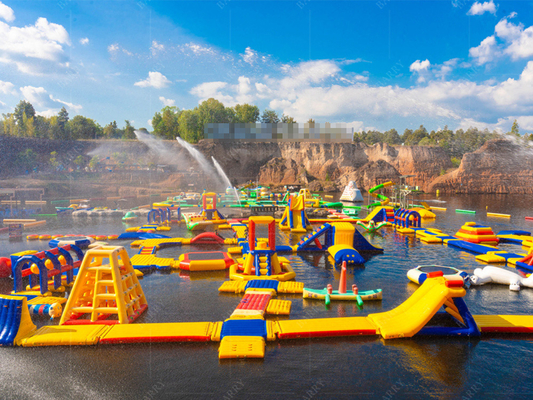 Parque aquático flutuante de PVC personalizado para piscina