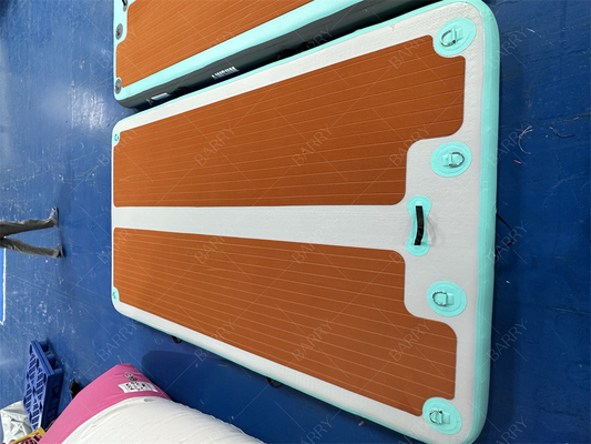 3×1.8x0.15m Tamanho personalizado Cor Disponível Doca Flutuante Inflável para lazer de iates