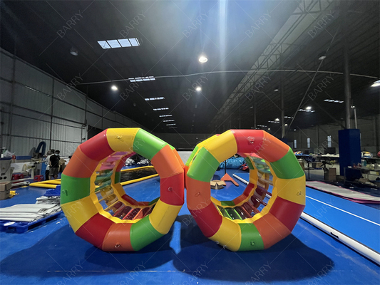 Brinquedos de água infláveis Lago Brinquedos de água infláveis Roller roda piscina roda inflável