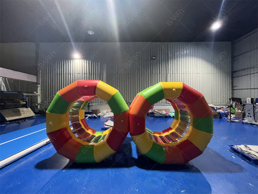 Brinquedos de água infláveis Lago Brinquedos de água infláveis Roller roda piscina roda inflável