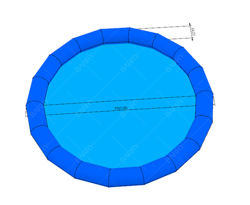 Redondo Pequeno Azul Grande Diversão Verão Crianças Piscina Inflavel Para Paddle Boats Bolas de Água