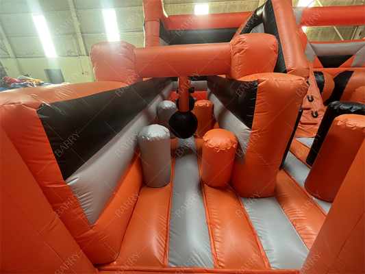 Commercial Children Indoor Playground Set Parque temático inflável com jogo esportivo