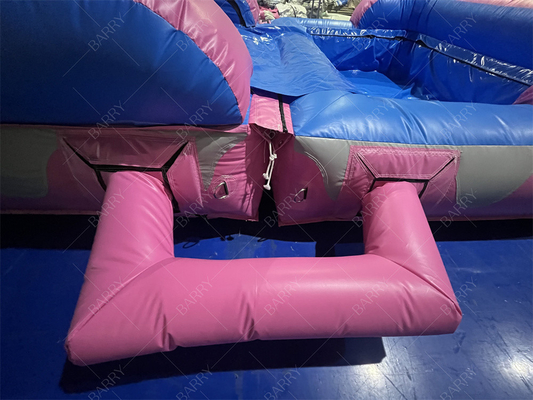 8.4x3.6x6m Jumper personalizado Bouncy Kids Pink Princess Slides de água infláveis para festa