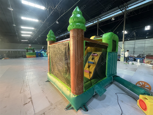 3.6x3x2.4m tema animal floresta tropical salto castelo salto comercial inflável casa salto