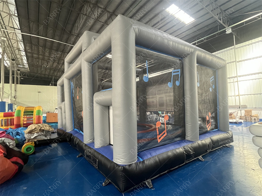 Interativo Inflavel Disco Dance House Adult Boom Box Jumping Bouncy Castle Retro Boombox Bouncer Para a festa