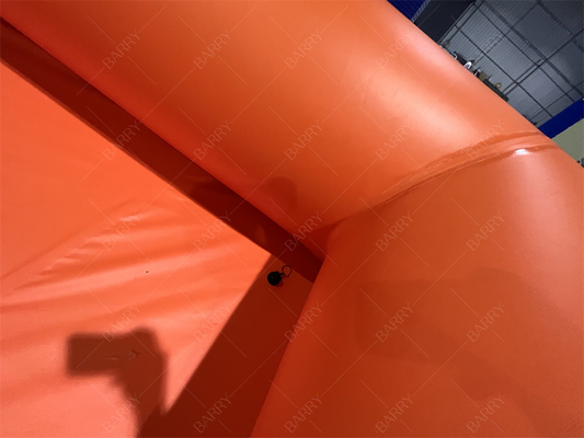 Comércio pátio traseiro grande piscina de água hermética piscina de natação laranja para jogo de água verão