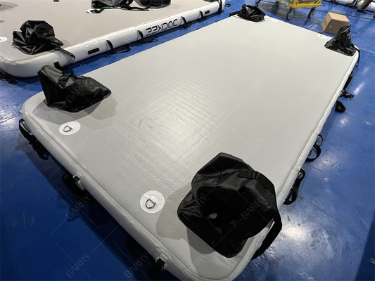 Pontoão de água inflável plataforma de doca flutuante para iates de jet ski