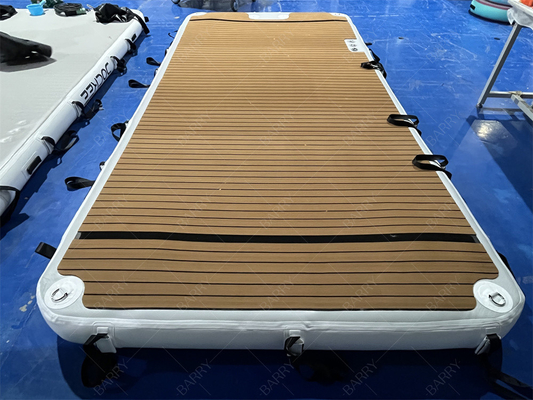 Pontoão de água inflável plataforma de doca flutuante para iates de jet ski