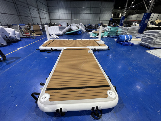 Lagoa de Água Oceano Lazer Forma de T Iate Flutuante Inflável Doca Família Amigos Festa