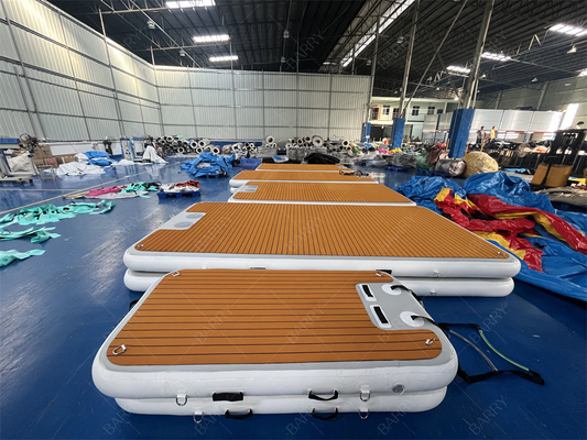 Plataforma de embarcação a motor inflável Drop Stitch Plataforma de doca de iate