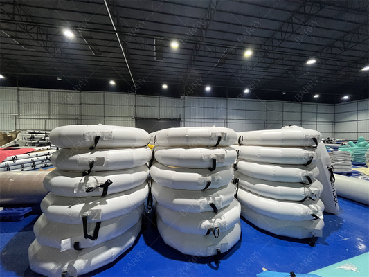 Doca flutuante inflável em forma de U para barcos a motor Doca de jet ski inflável