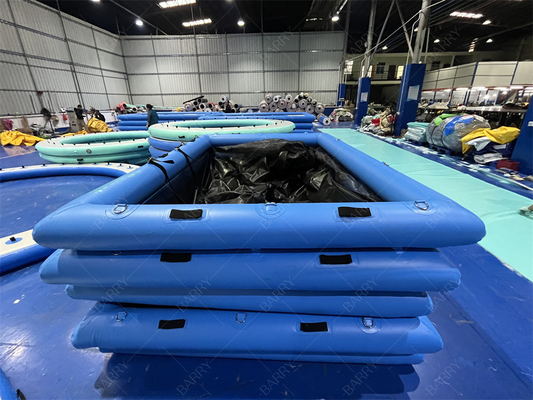 Piscina inflável para iates Anti-medusas Piscina flutuante inflável Oceano Piscina de mar Piscina com rede para iates