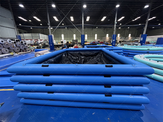 Piscina inflável para iates Anti-medusas Piscina flutuante inflável Oceano Piscina de mar Piscina com rede para iates