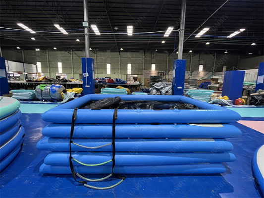 Piscina inflável para iates Anti-medusas Piscina flutuante inflável Oceano Piscina de mar Piscina com rede para iates
