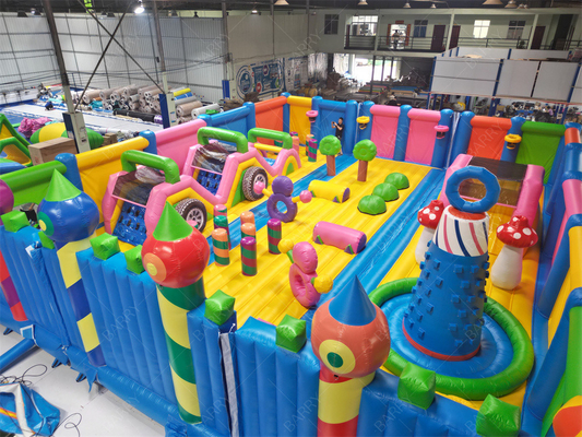Custom World'S Biggest Kids Indoor Bounce House Parque temático Parque inflável