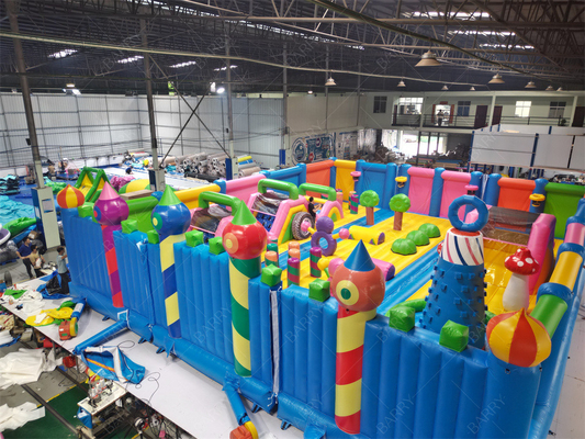 Custom World'S Biggest Kids Indoor Bounce House Parque temático Parque inflável