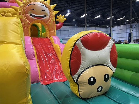 Zoo Animal Urso Sério Coelho Pequenos Crianças Bouncy Castle Parque Temático Cidade Divertida Para Crianças