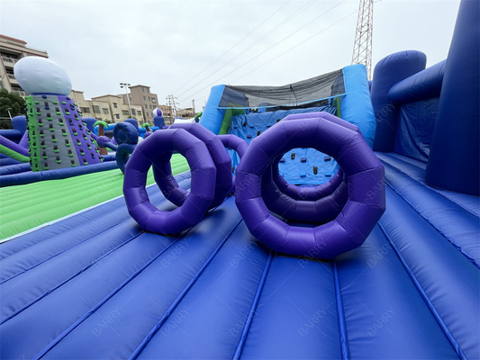 30x30m Grande Parque de diversões Bounce Parque temático inflável Bounce House Área de jogos