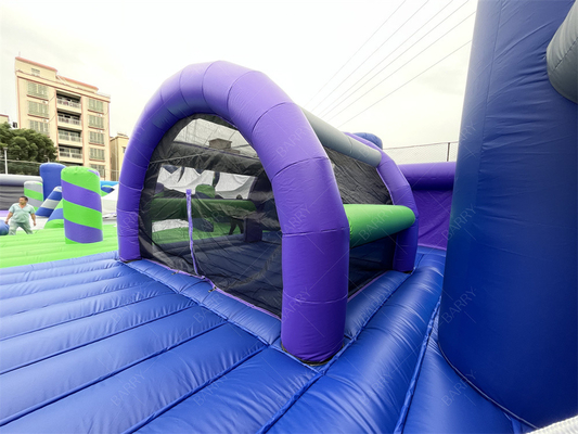 30x30m Grande Parque de diversões Bounce Parque temático inflável Bounce House Área de jogos