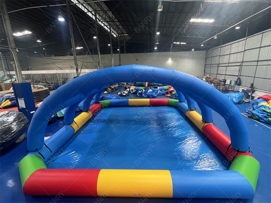 Piscina Inflável Infantil com Cobertura 3x2,4x1,05m PVC