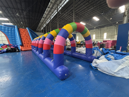 Túnel de Spray de Água Inflável 32,8ft para Eventos de Verão