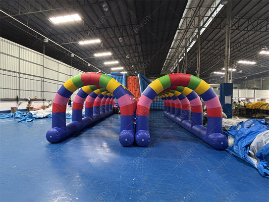 Túnel de Spray de Água Inflável 32,8ft para Eventos de Verão