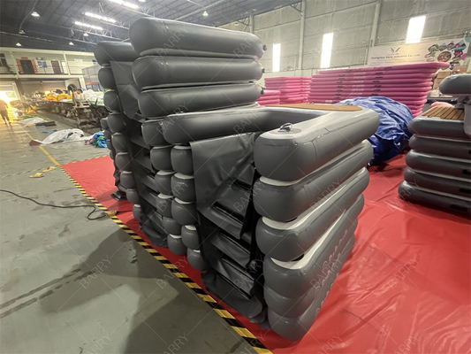 Rampa de água para cães inflável personalizável com bomba de ar