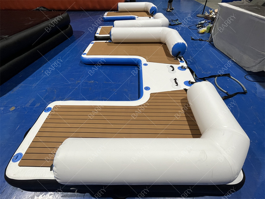 Cais Flutuante Inflável Personalizável para Passeios de Barco e Yoga