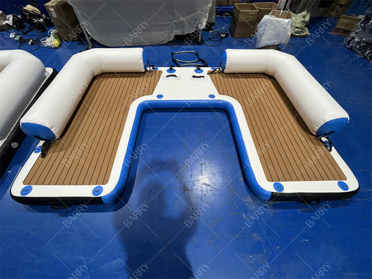 Cais Flutuante Inflável Personalizável para Passeios de Barco e Yoga