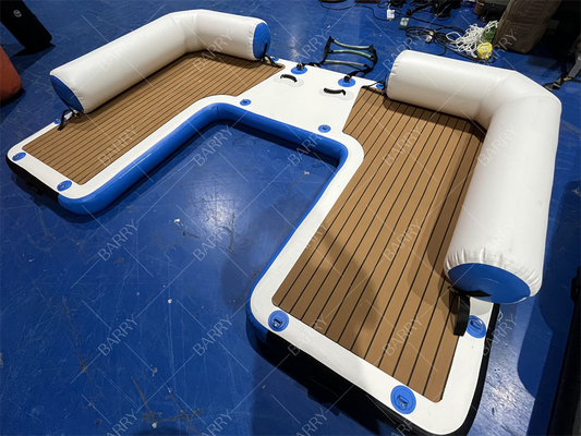 Cais Flutuante Inflável Personalizável para Passeios de Barco e Yoga