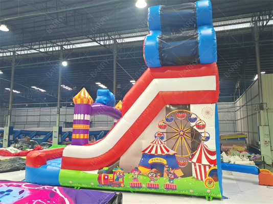 Escorregador inflável Roda-Gigante Tema Coringa 6x4M Cor Personalizada