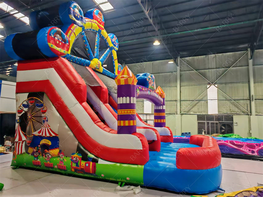 Escorregador inflável Roda-Gigante Tema Coringa 6x4M Cor Personalizada