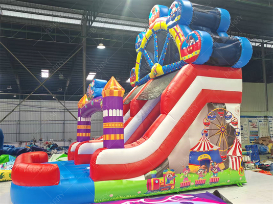 Escorregador inflável Roda-Gigante Tema Coringa 6x4M Cor Personalizada