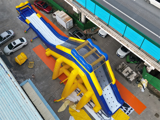 Deslizamento de água gigante inflável comercial 30x10,6m PVC para parques temáticos