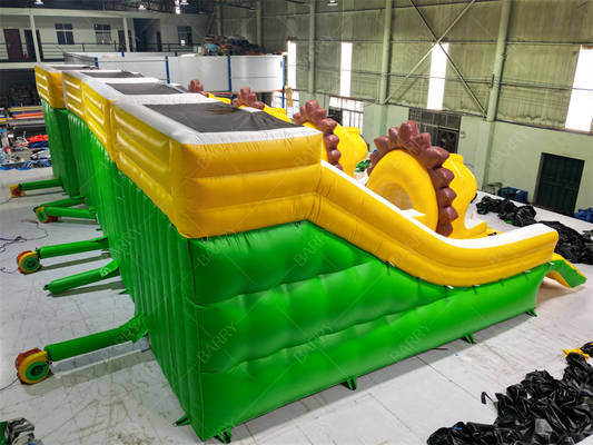 Escorregadores infláveis para piscinas com tema de Leão, Escorregador aquático inflável para piscinas enterradas