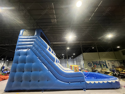 Parque de diversões Jardim ao ar livre Big Kid Slides de água duplos infláveis para adolescentes pátio traseiro