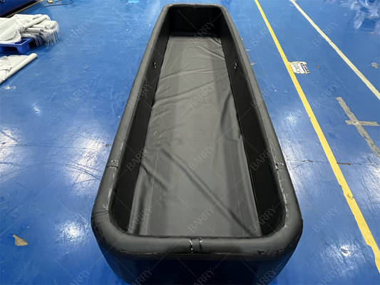 Piscina Retangular Inflável Drop Stitch Múltipla Tecnologia de Ar Piscina Inflável Externa Personalização