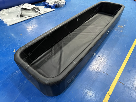 Piscina Retangular Inflável Drop Stitch Múltipla Tecnologia de Ar Piscina Inflável Externa Personalização