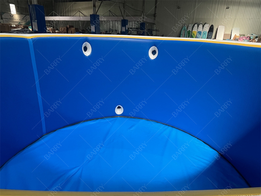 Tecnologia de ar múltipla Piscine de água portátil personalizada de natação Dwf Kid Piscine inflável Drop Stitch Fabric Dwf Kids Drop Stitch Pool