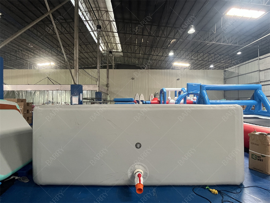 Tecido de ponto de queda quente de segurança Novo material Inflável Feito sob medida Cinza Piscina Inflável Poço de Bolas Para Crianças