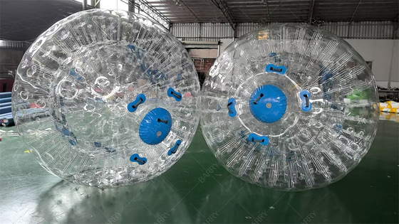 Bola de Rolar Zorbing Humana Maluca de 2,5m em PVC TPU, Bola Zorb Inflável para Crianças e Adultos