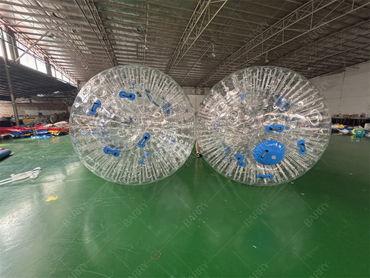 Bola de Rolar Zorbing Humana Maluca de 2,5m em PVC TPU, Bola Zorb Inflável para Crianças e Adultos