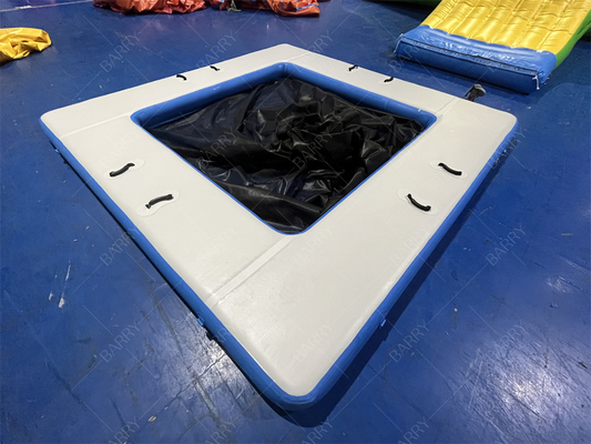 Piscina de Iate de Mar Inflável Anti-Medusa Oceano Flutuante Tenda de Ilha de Oceano Natação Piscina de Mar Inflável Com Rede