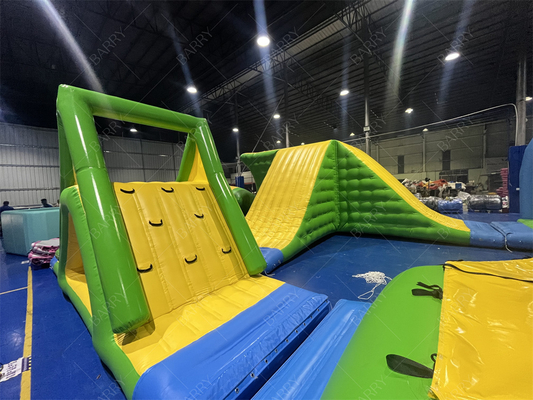 Equipamento de Jogo Aquático Personalizado Comercial Exterior Novo Parque Aquático Flutuante Inflável Verde Para o Mar