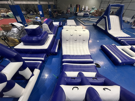 Parque Aquático Inflável de Design de Moda Parque Aquático Flutuante Inflável Negócios Verão Aqua Park