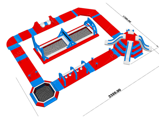 0.9mm PVC Flutuante Parque Aquático Inflável Lago Inflável Jogos Aquáticos Inflável Parque Aquático Para O Mar