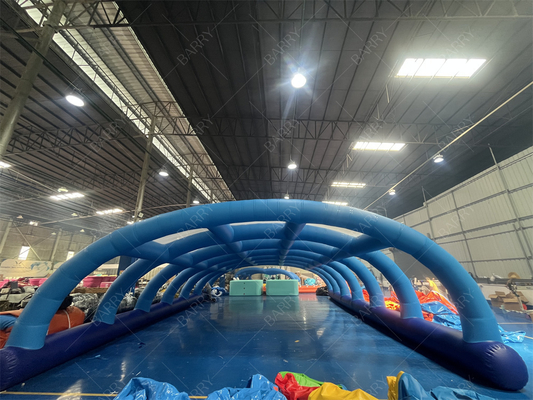 Evento Comercial Tenda de teto de cúpula de PVC Lavar carro abrigo Tenda inflável Cobertura Para a piscina de estrutura de metal